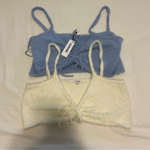 Garage fuzzy going out tops size large women's - Picture 3 of 10